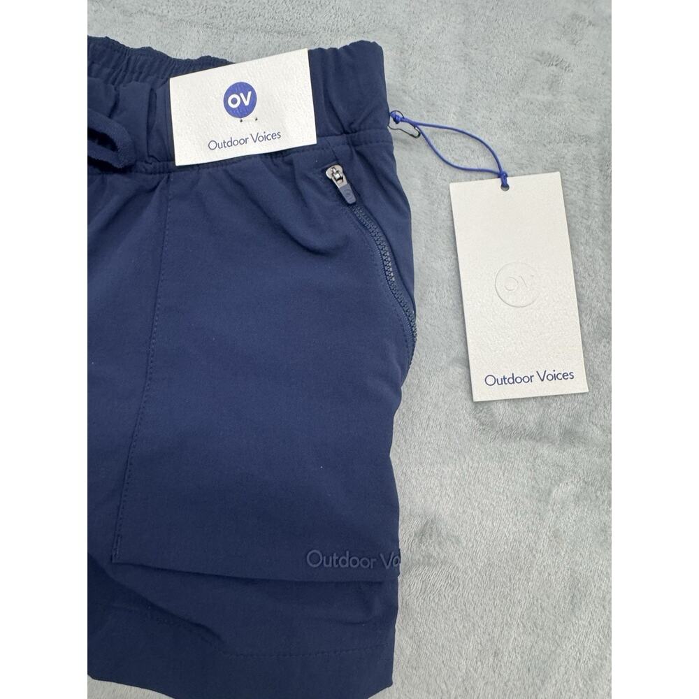 Outdoor Voices Women's Navy RecTrek Active Shorts NEW Size large - Picture 4 of 4